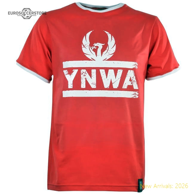 Liverpool YNWA T-Shirt - Red/White Ringer-Football Jersey Hub