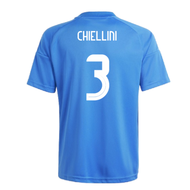 2024-2025 Italy Home Fan Jersey (Kids) (CHIELLINI 3)-Football Jersey Hub