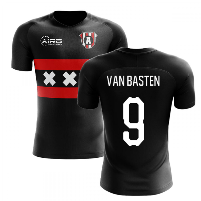 2025-2026 Ajax Away Concept Football Shirt (VAN BASTEN 9)-Football Jersey Hub