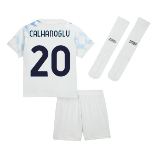2025-2026 Inter Milan Away Mini Kit (Calhanoglu 20)-Football Jersey Hub