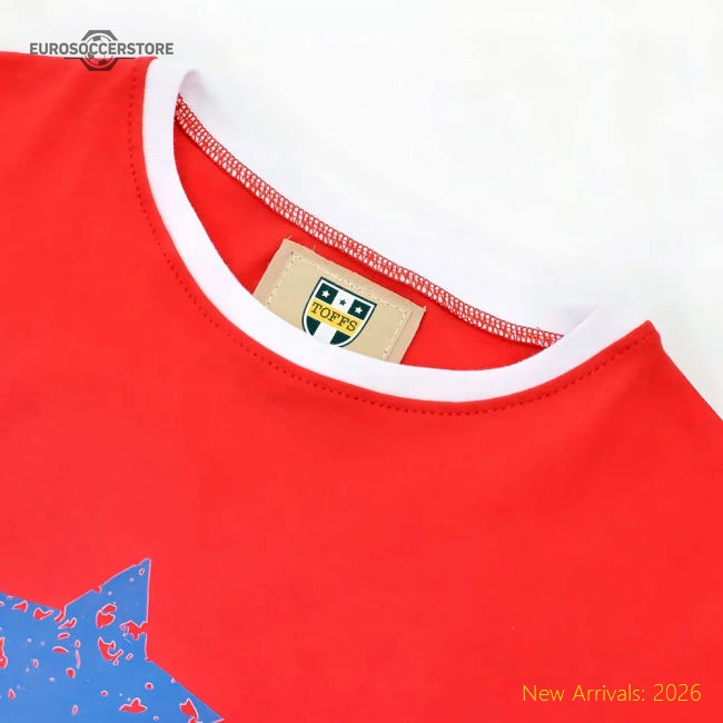 Chile T-Shirt - Red/White Ringer-Football Jersey Hub