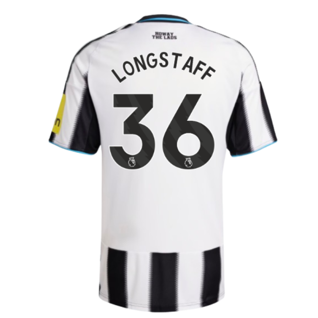 2025-2026 Newcastle Home Shirt (Longstaff 36)-Football Jersey Hub