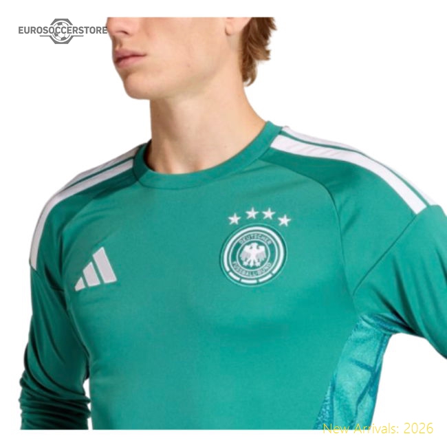 2026-2027 Germany Home Goalkeeper Shirt (Active Green)-Football Jersey Hub