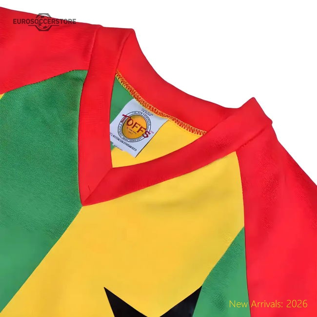 Ghana 1980s Retro Football Shirt-Football Jersey Hub