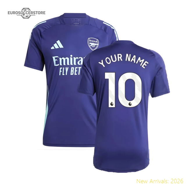 2024-2025 Arsenal Training Jersey (Night Sky) (Your Name)-Football Jersey Hub