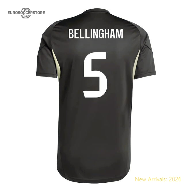 2025-2026 Real Madrid Training Jersey (Utility Grey) (Bellingham 5)-Football Jersey Hub