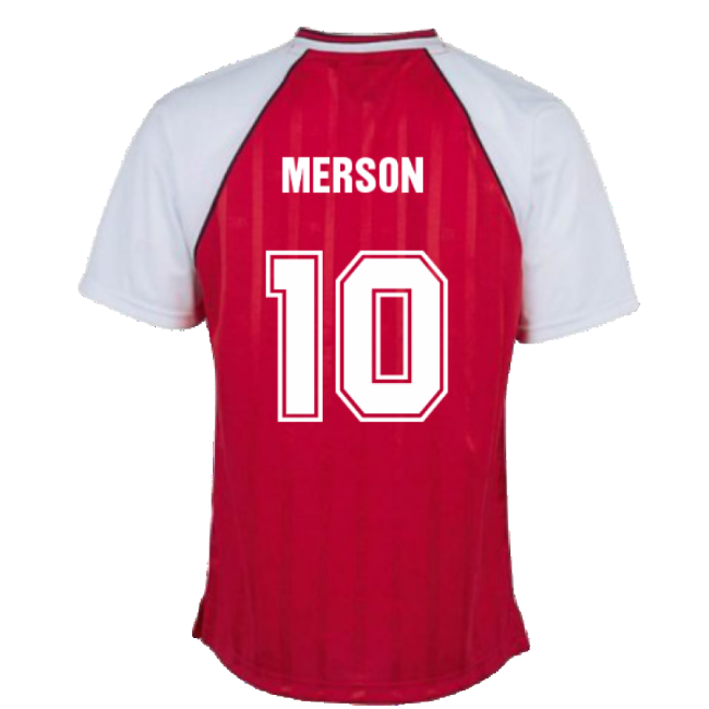 Arsenal 1988 Home Retro Football Shirt (Merson 10)-Football Jersey Hub