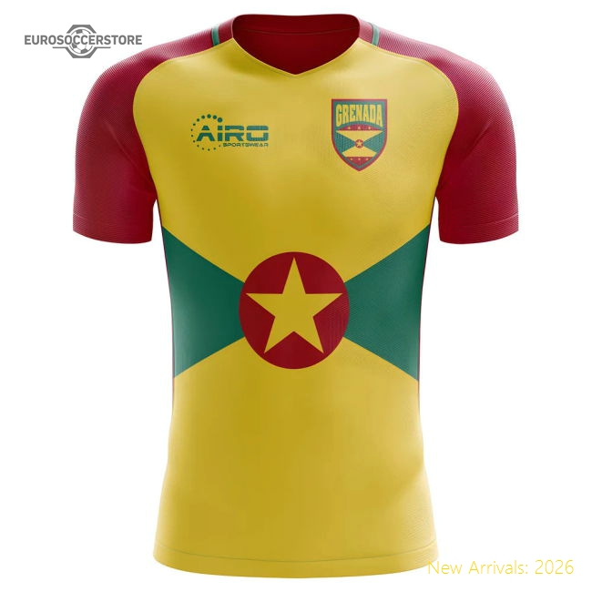 2025-2026 Grenada Home Concept Football Shirt - Womens-Football Jersey Hub