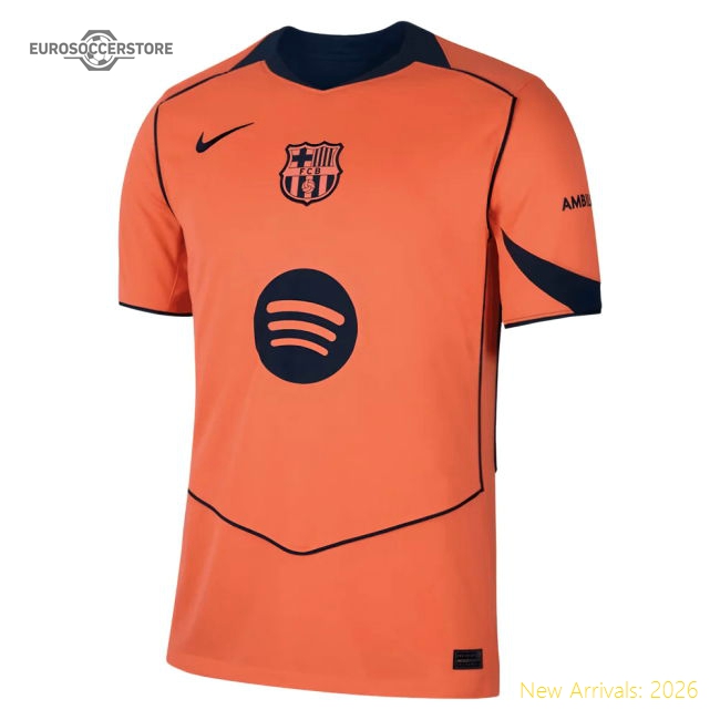 2025-2026 Barcelona Third Shirt (A.Iniesta 8)-Football Jersey Hub