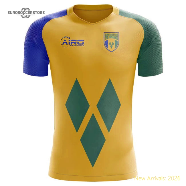 2025-2026 St Vincent and Grenadines Home Concept Football Shirt-Football Jersey Hub