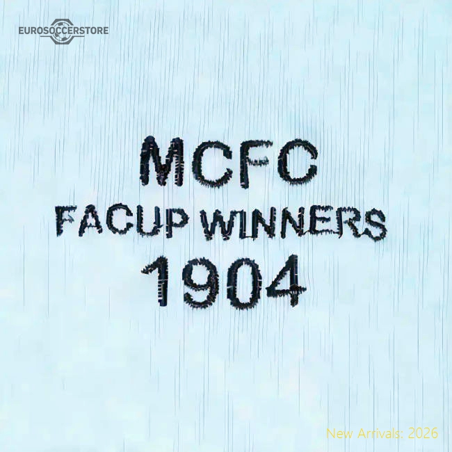 Manchester City 1904 FA Cup Winners Retro Football Shirt-Football Jersey Hub