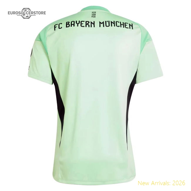 2025-2026 Bayern Munich Home Goalkeeper Shirt (Glory Mint)-Football Jersey Hub