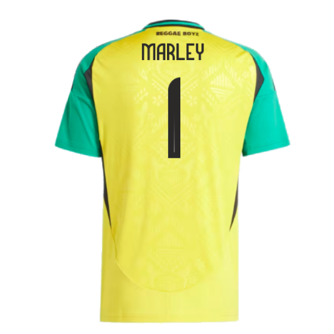 2024-2025 Jamaica Home Shirt (Marley 1)-Football Jersey Hub