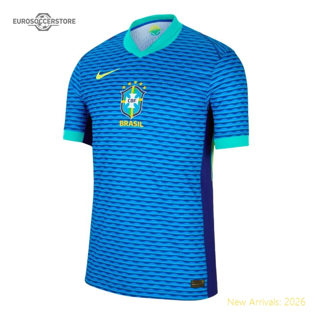 2024-2025 Brazil Away Dri-Fit ADV Match Shirt (Your Name)-Football Jersey Hub