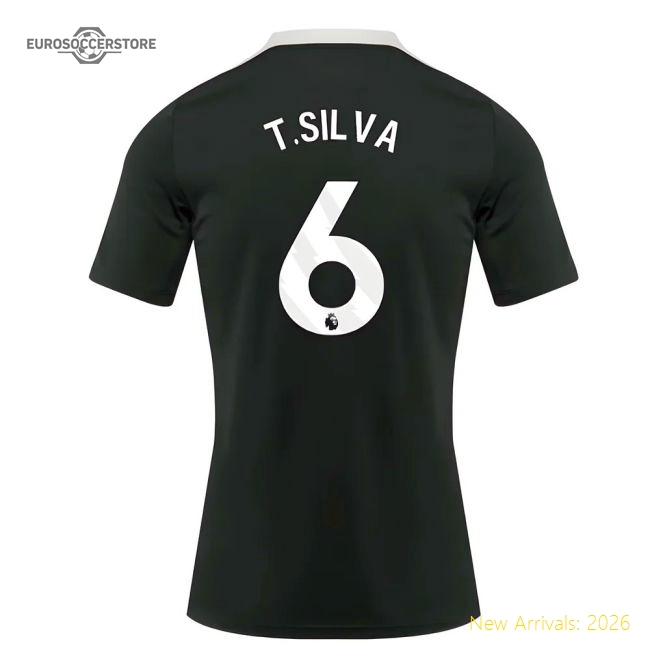2025-2026 Chelsea Dri-Fit Strike Training Shirt (Green) (T.Silva 6)-Football Jersey Hub