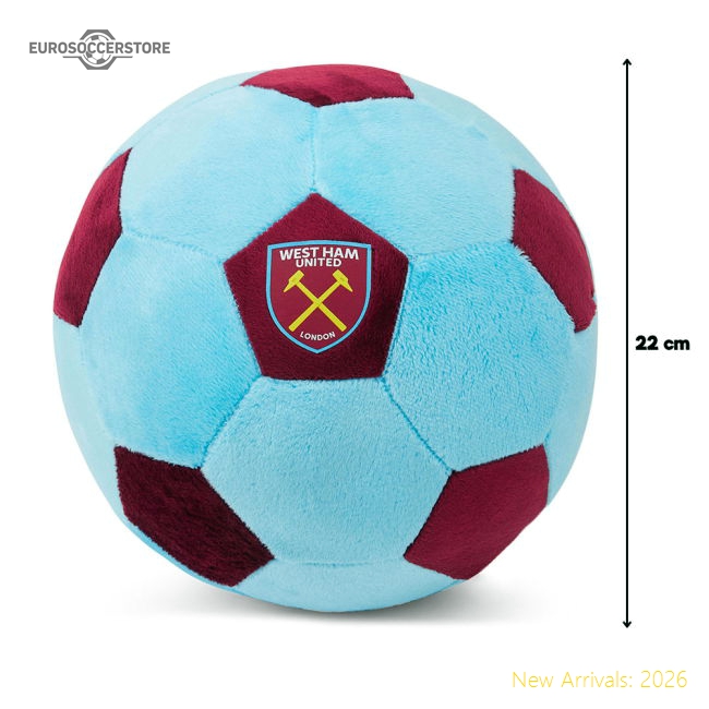 West Ham United FC Plush Football-Football Jersey Hub