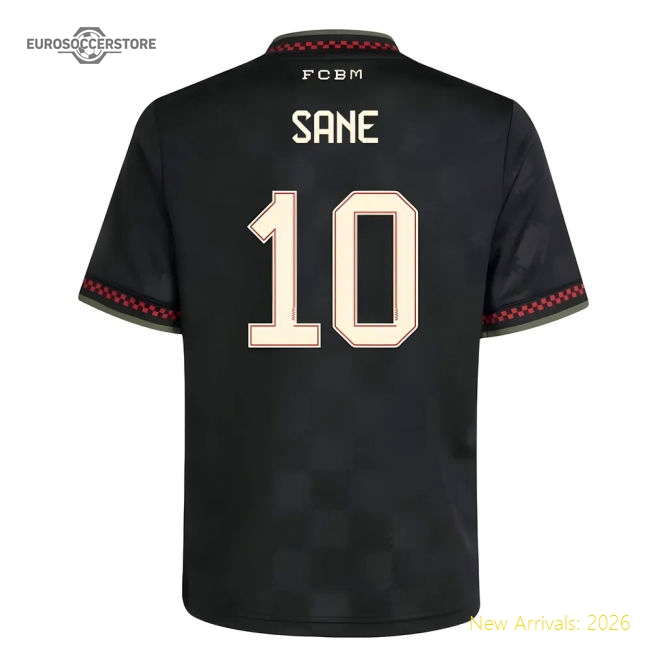 2025-2026 Bayern Munich Third Shirt (Kids) (Sane 10)-Football Jersey Hub
