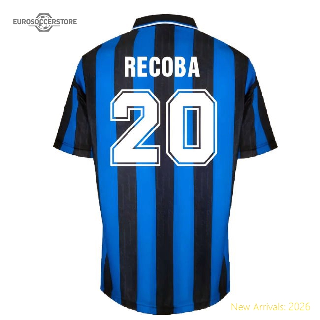 1996 Inter Milan Home Shirt (RECOBA 20)-Football Jersey Hub