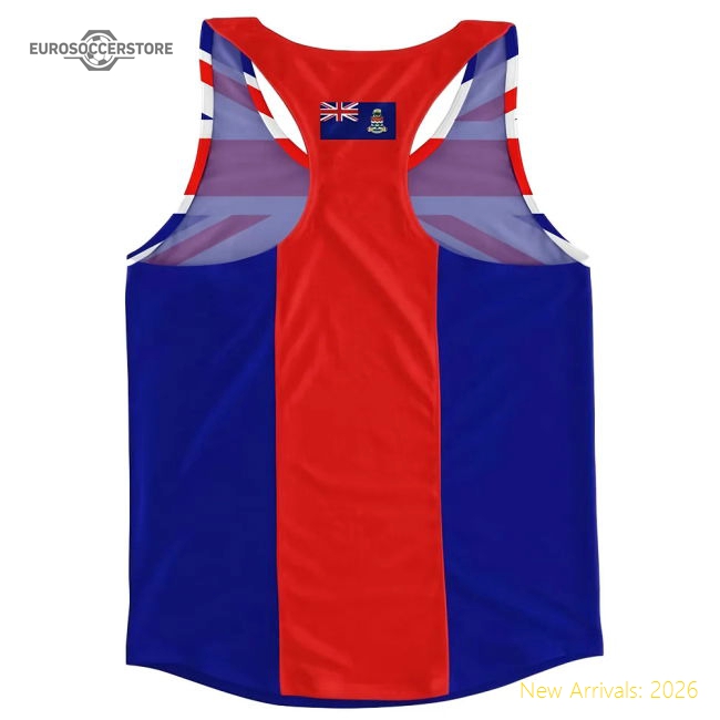 Cayman Islands Flag Running Vest-Football Jersey Hub