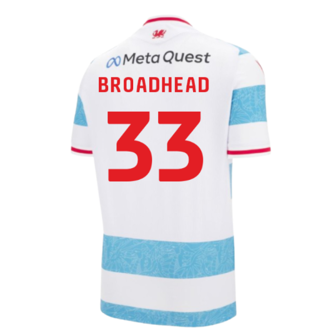 2025-2026 Wrexham Third Shirt (Broadhead 33)-Football Jersey Hub