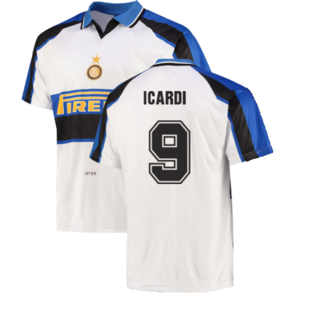 1996 Inter Milan Away Shirt (ICARDI 9)-Football Jersey Hub