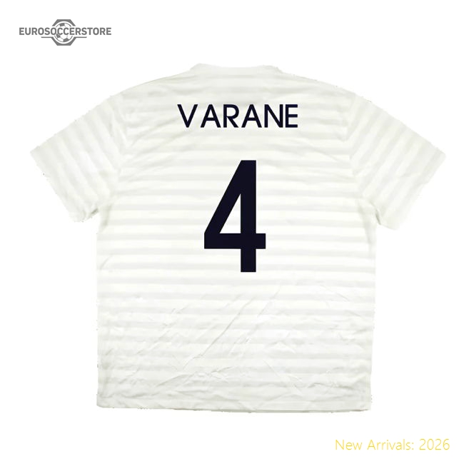 France 2014-15 Away Shirt ((Very Good) XXL) (Varane 4)-Football Jersey Hub