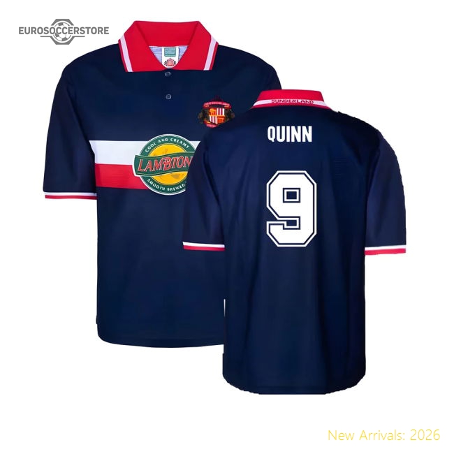 Sunderland 1999 Retro Away Shirt (Quinn 9)-Football Jersey Hub