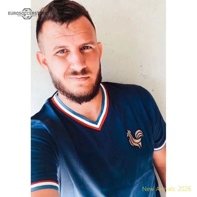 Vintage France Les Bleus Soccer Jersey-Football Jersey Hub