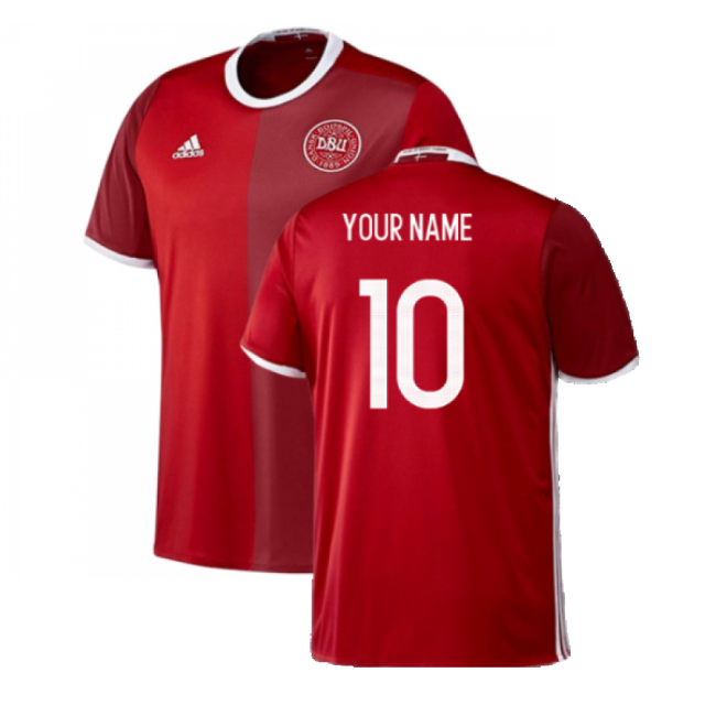 Denmark 2016-17 Home Shirt ((Excellent) 3XL) (Your Name)-Football Jersey Hub