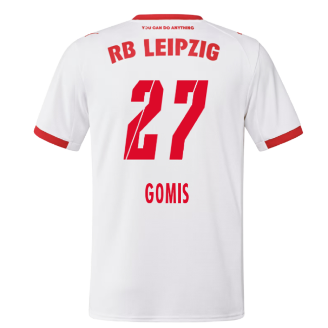 2025-2026 Red Bull Leipzig Home Shirt (Gomis 27)-Football Jersey Hub