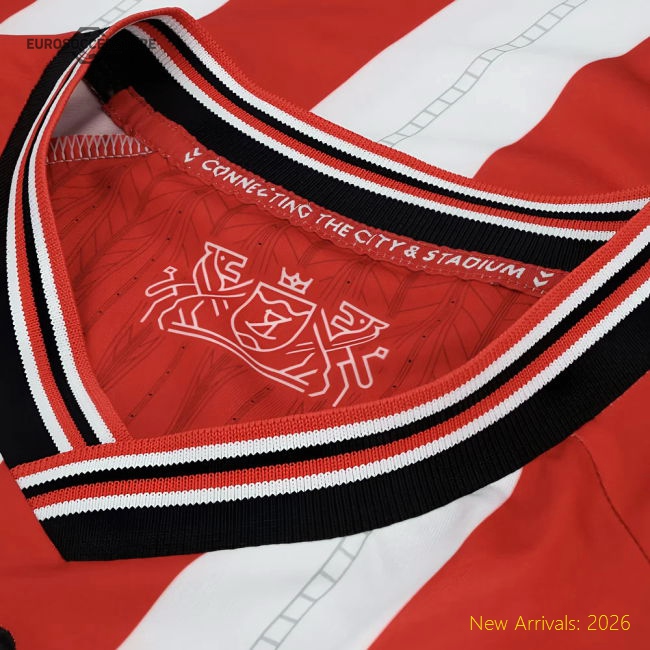 2025-2026 Sunderland Home Shirt (Kids)-Football Jersey Hub