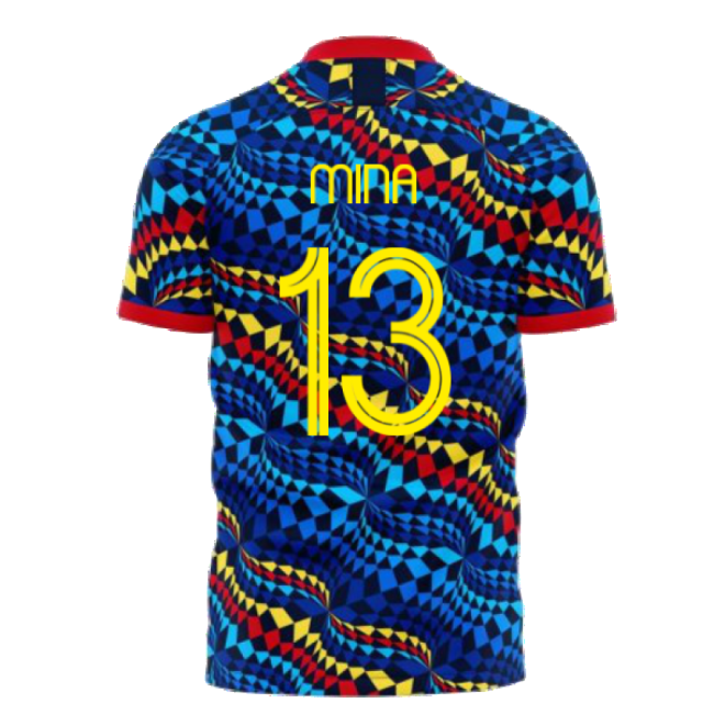 Colombia 2025-2026 Fourth Concept Football Kit (Libero) (MINA 13)-Football Jersey Hub