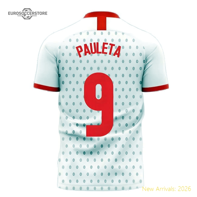 Portugal 2025-2026 Away Concept Football Kit (Libero) (PAULETA 9)-Football Jersey Hub