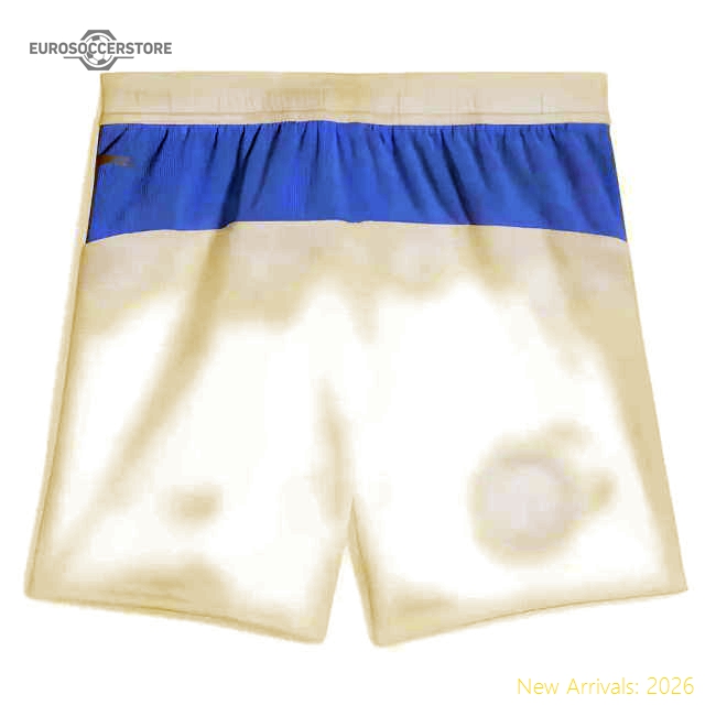 2025-2026 Man City Home Shorts (White) - Kids-Football Jersey Hub