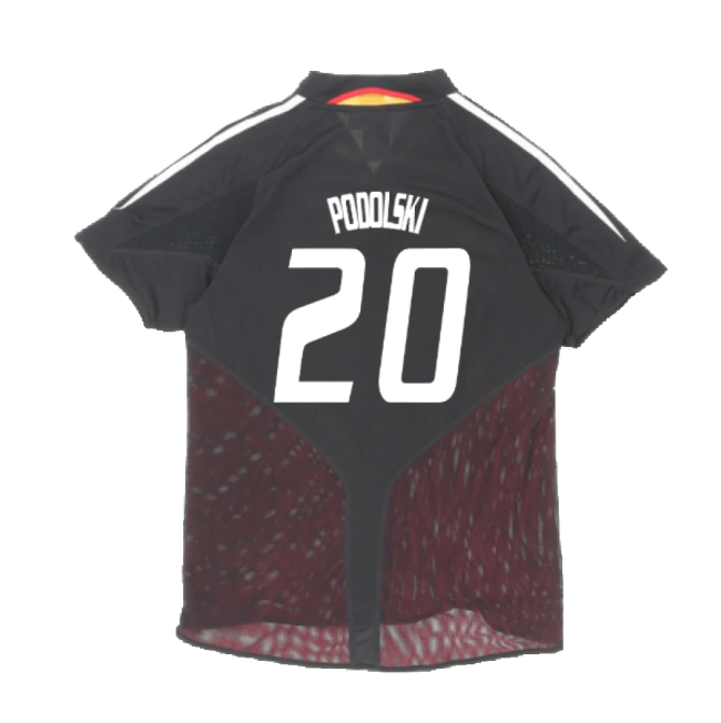 Germany 2004-06 Away Shirt ((Very Good) S) (Podolski 20)-Football Jersey Hub