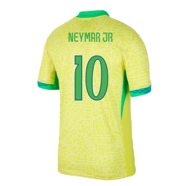 2024-2025 Brazil Home Dri-Fit ADV Match Shirt (Neymar JR 10)-Football Jersey Hub