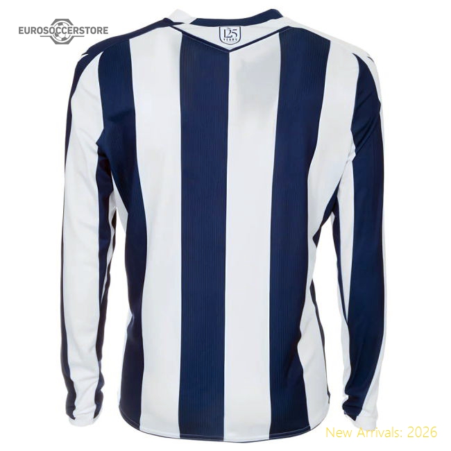 2025-2026 West Brom WBA Home Shirt LS-Football Jersey Hub