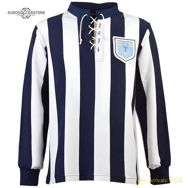 West Bromwich Albion 1931 FA Cup Winners Retro Football Shirt-Football Jersey Hub