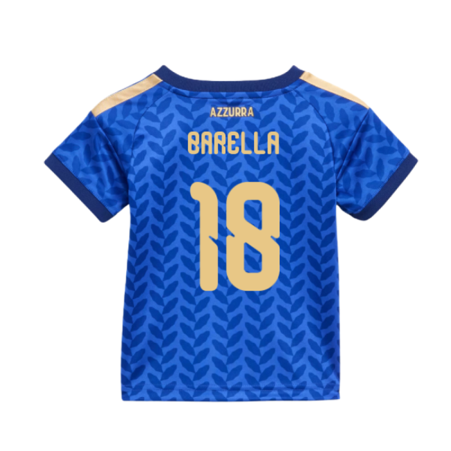 2026-2027 Italy Home Baby Kit (Barella 18)-Football Jersey Hub