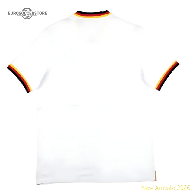 False Nein Germany Home Vintage Shirt (BECKENBAUER 5)-Football Jersey Hub