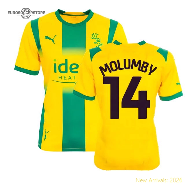 2022-2023 West Bromwich Albion Away Shirt (MOLUMBY 14)-Football Jersey Hub