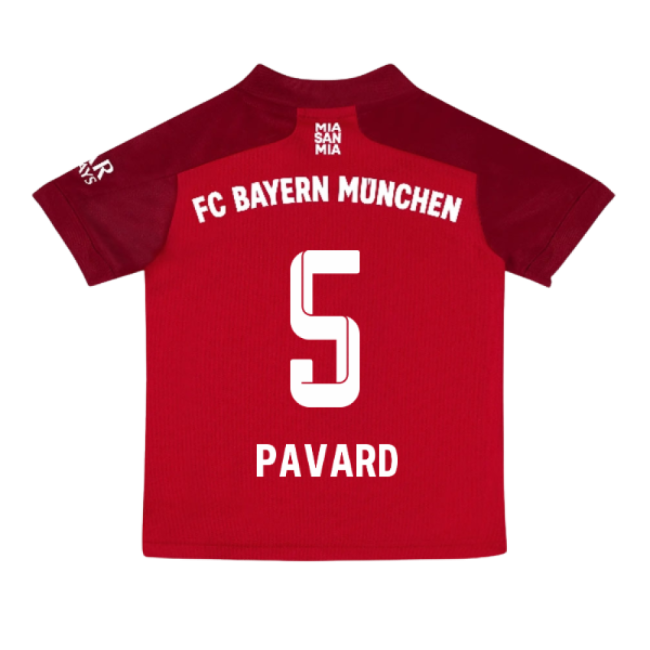 2021-2022 Bayern Munich Home Mini Kit (PAVARD 5)-Football Jersey Hub