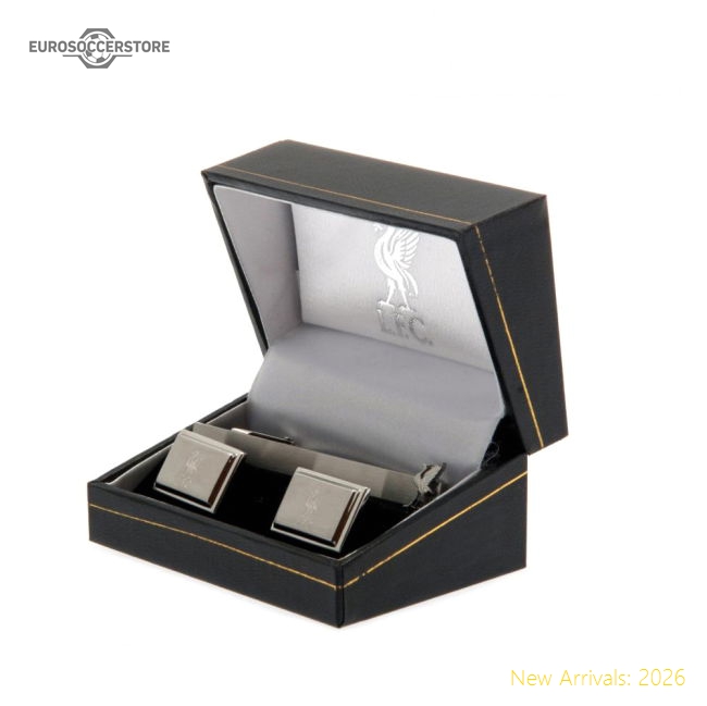 Liverpool FC Tie Slide & Cufflink Set-Football Jersey Hub