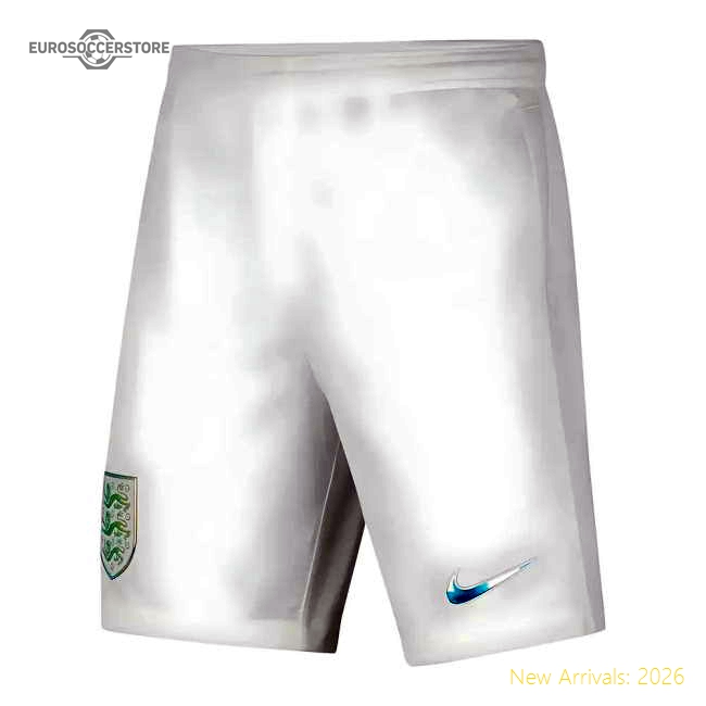 2022 England Home Shorts (White) - Kids-Football Jersey Hub