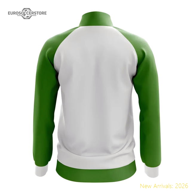 Somaliland Concept Football Track Jacket (White)-Football Jersey Hub