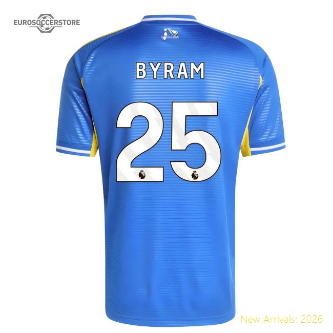 2025-2026 Leeds Away Shirt (Byram 25)-Football Jersey Hub