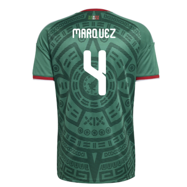 2026-2027 Mexico Home Shirt (Marquez 4)-Football Jersey Hub