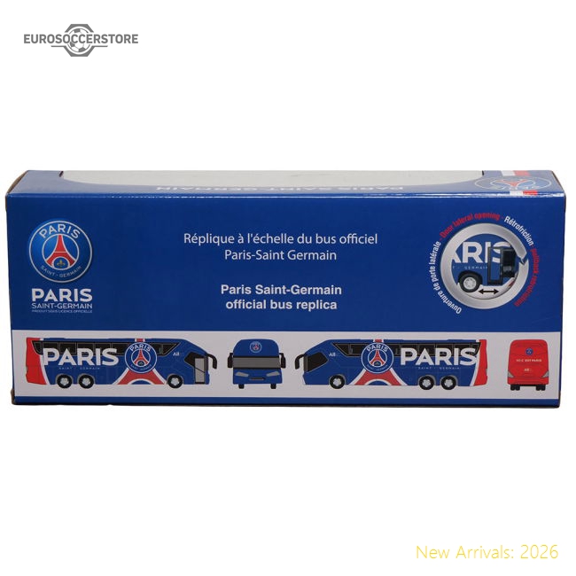 Paris Saint Germain FC Diecast Team Bus-Football Jersey Hub