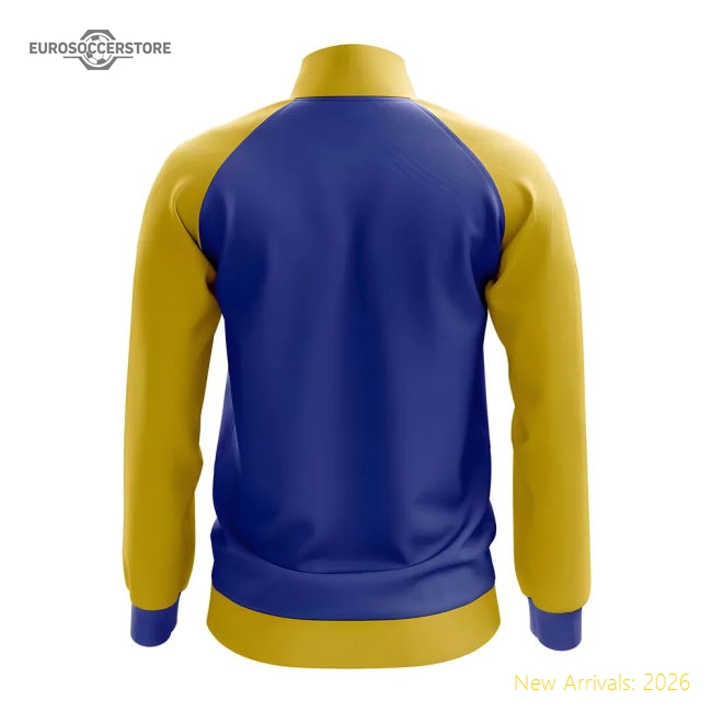 Swaziland Concept Football Track Jacket (Sky)-Football Jersey Hub