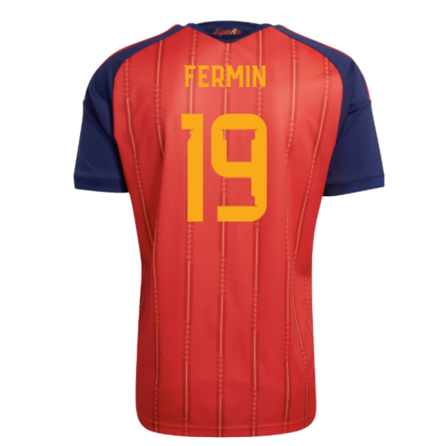 2026-2027 Spain Home Shirt (Fermin 19)-Football Jersey Hub